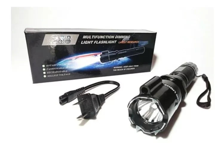 Linterna Taser 288 Con Laser Recargable