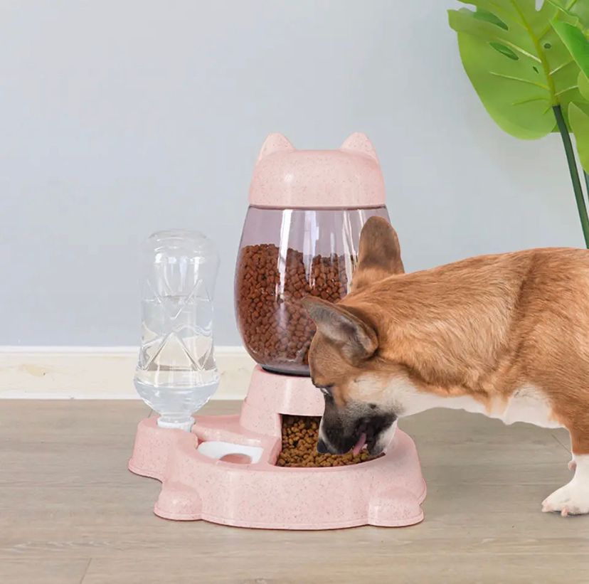Dispensador Comida Y Agua Para Mascotas