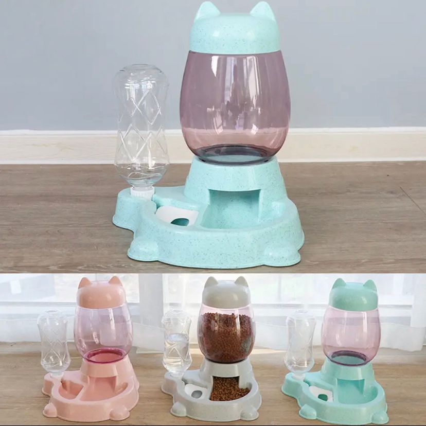 Dispensador Comida Y Agua Para Mascotas